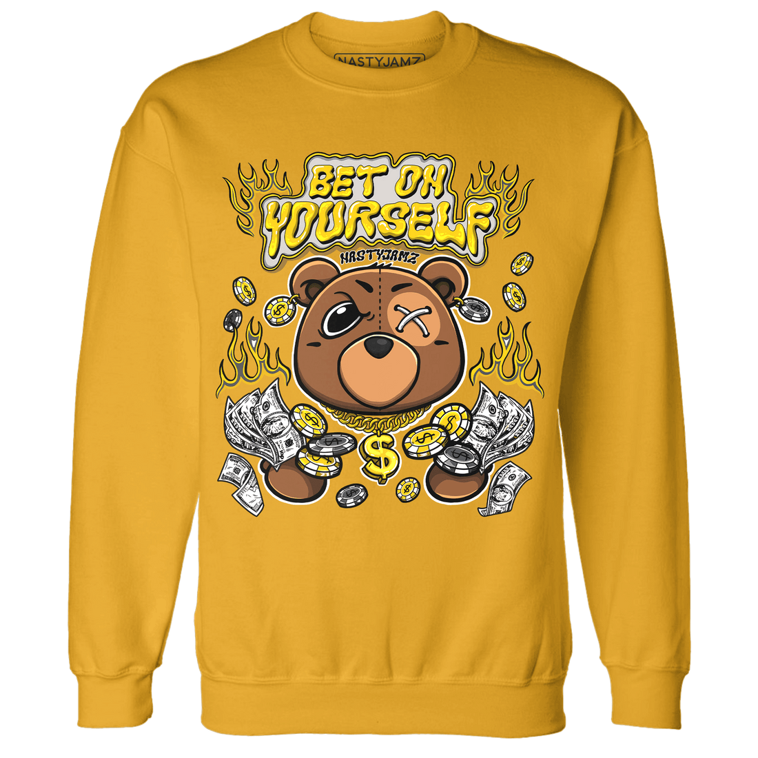 Thunder 4s Sweatshirt Match Bet On Yourself BER - NastyJamz