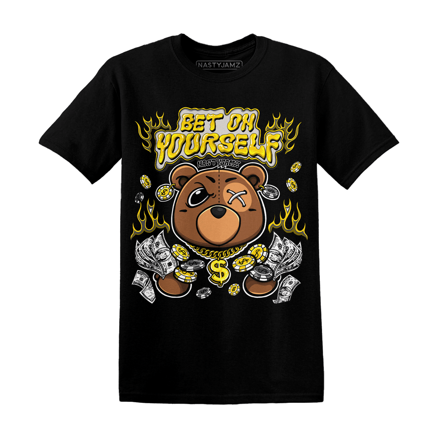 Thunder 4s T Shirt Match Bet On Yourself BER - NastyJamz