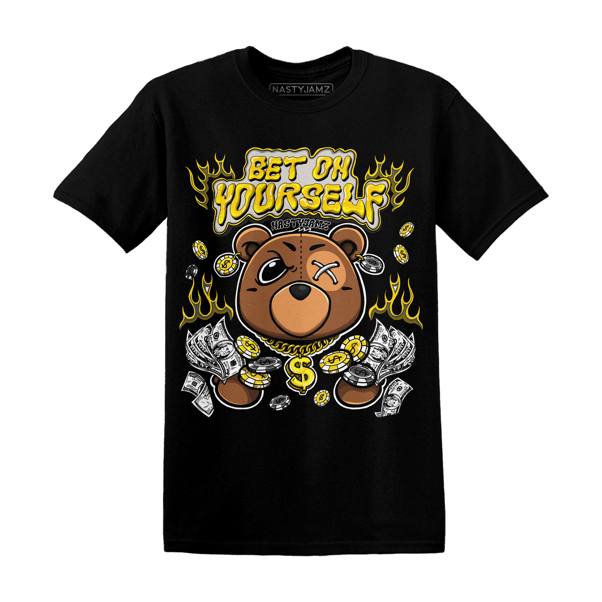 Thunder 4s T Shirt Match Bet On Yourself BER - NastyJamz