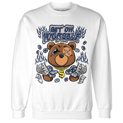 Midnight Navy 5s Sweatshirt Match Bet On Yourself BER - NastyJamz