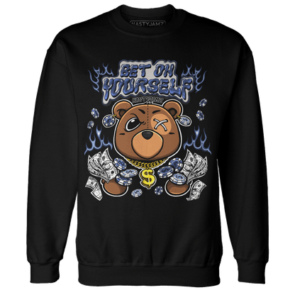 Midnight Navy 5s Sweatshirt Match Bet On Yourself BER - NastyJamz