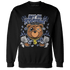 Midnight Navy 5s Sweatshirt Match Bet On Yourself BER - NastyJamz