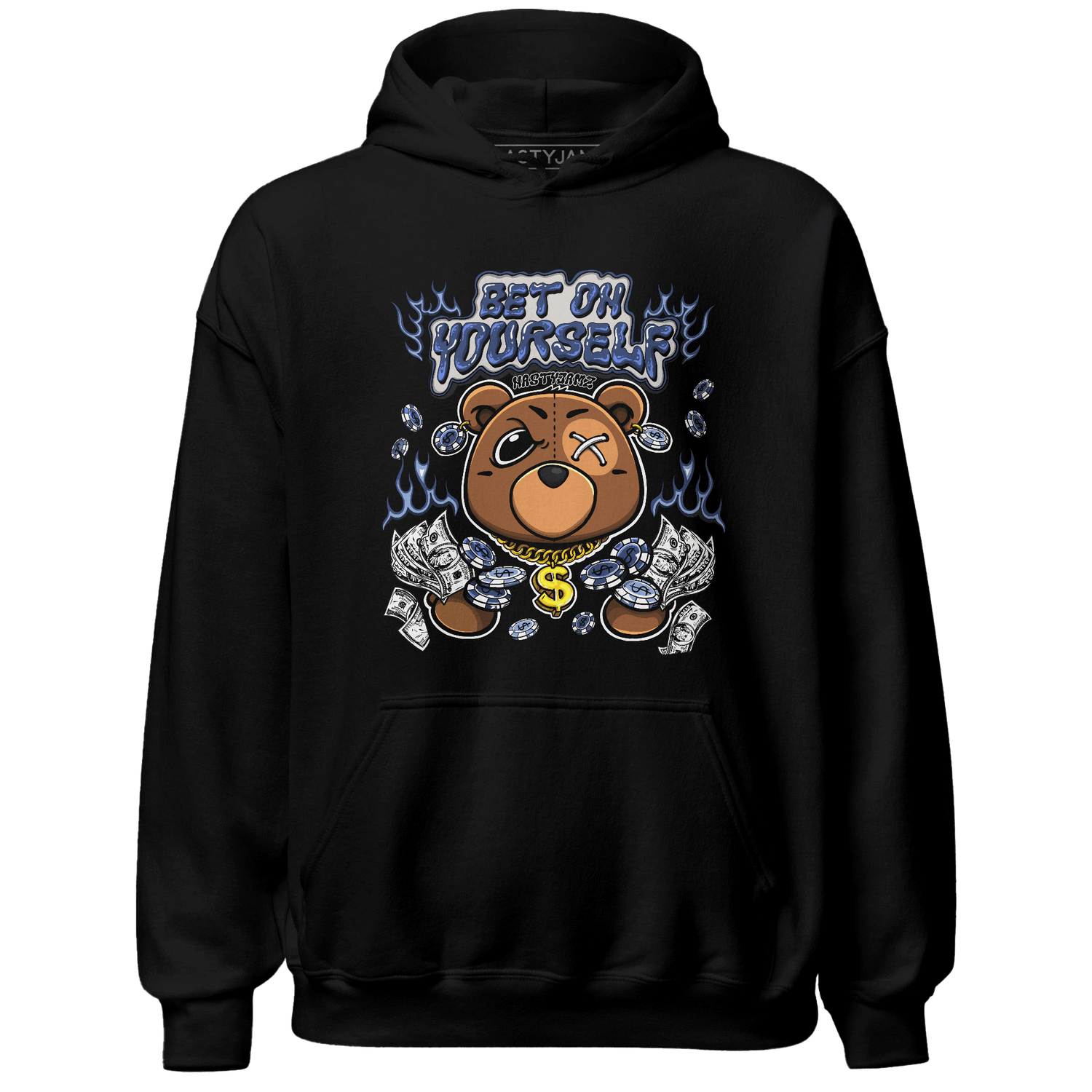 Midnight Navy 5s Hoodie Match Bet On Yourself BER - NastyJamz