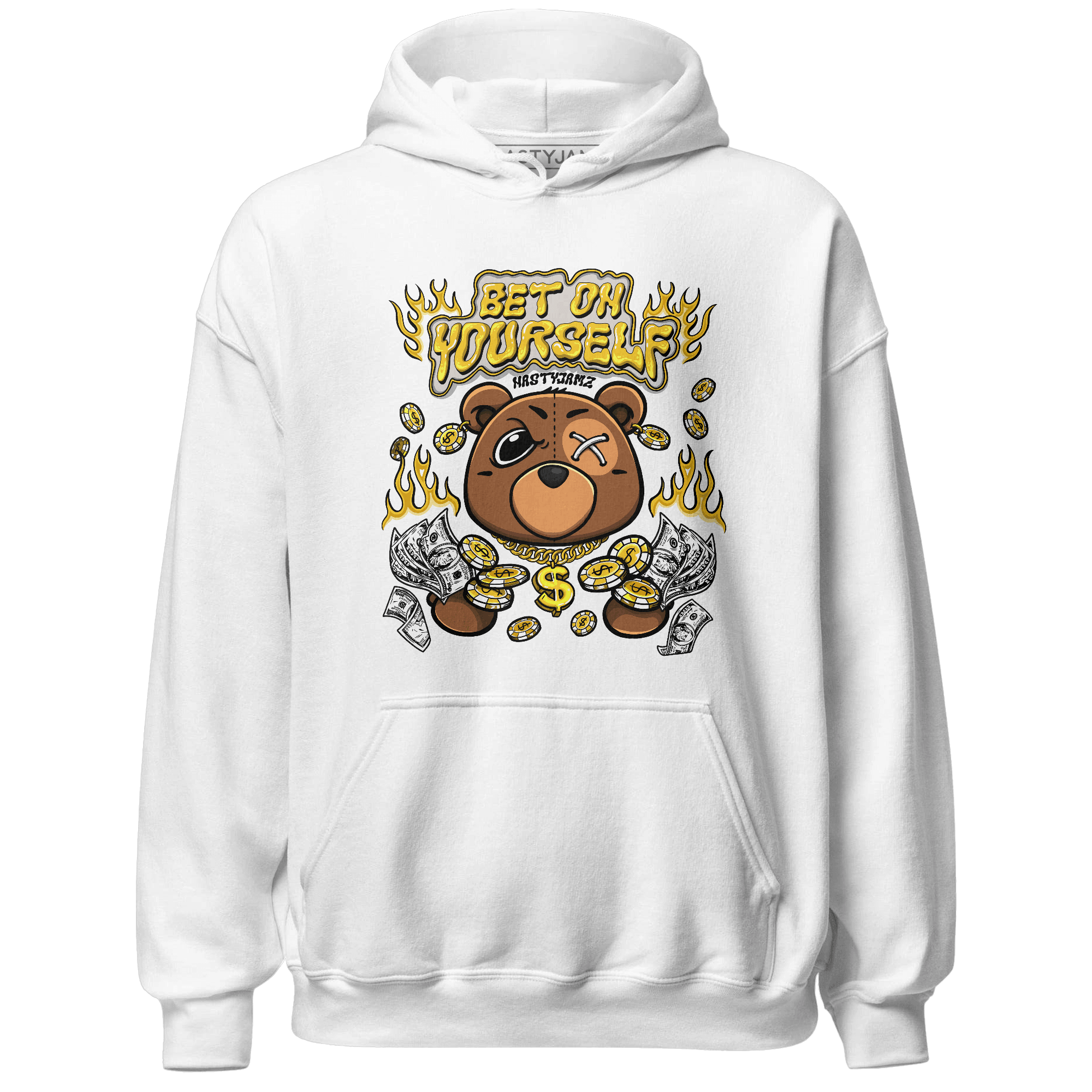 Yellow Ochre 6s Hoodie Match Bet On Yourself BER - NastyJamz