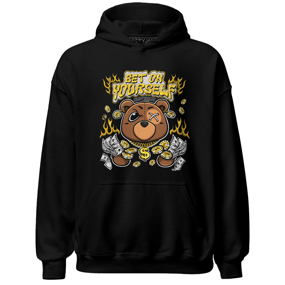 Yellow Ochre 6s Hoodie Match Bet On Yourself BER - NastyJamz