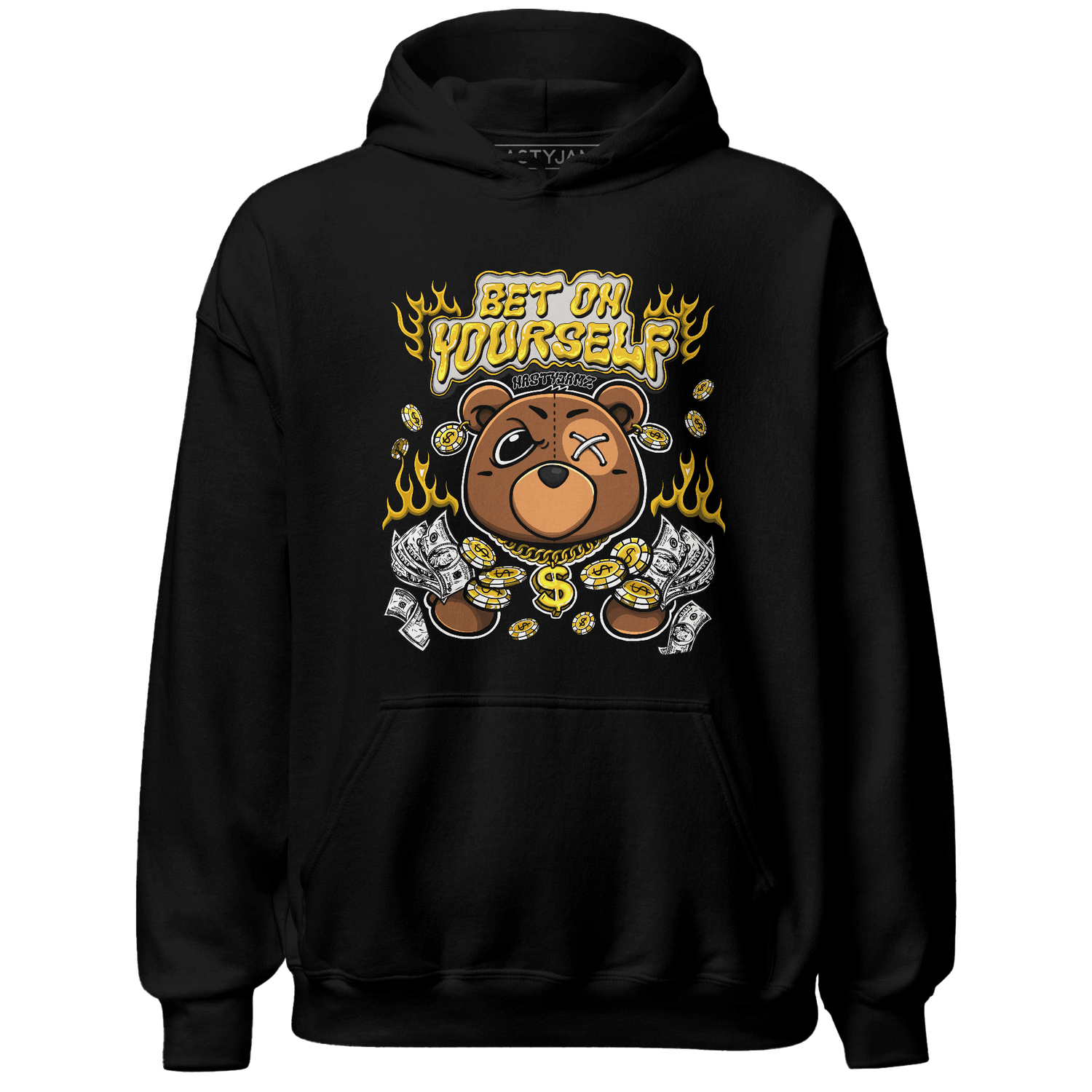 Yellow Ochre 6s Hoodie Match Bet On Yourself BER - NastyJamz