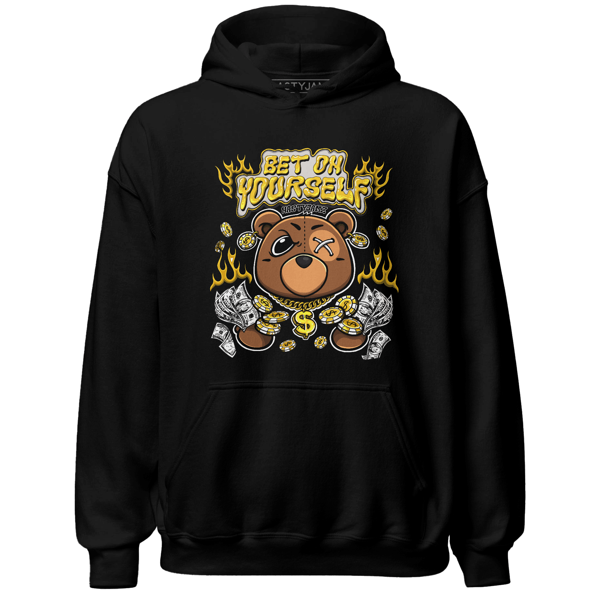 Yellow Ochre 6s Hoodie Match Bet On Yourself BER - NastyJamz