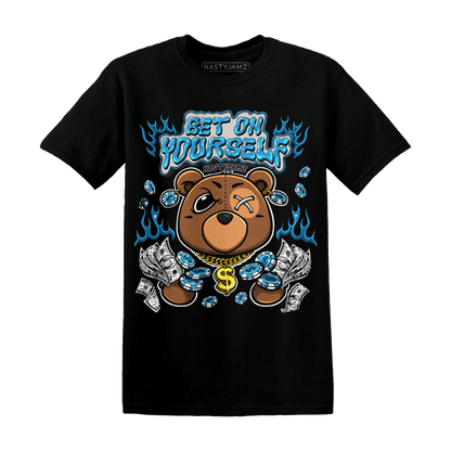 Powder Blue 9s T Shirt Match Bet On Yourself BER - NastyJamz