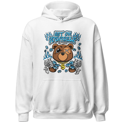 Powder Blue 9s Hoodie Match Bet On Yourself BER - NastyJamz