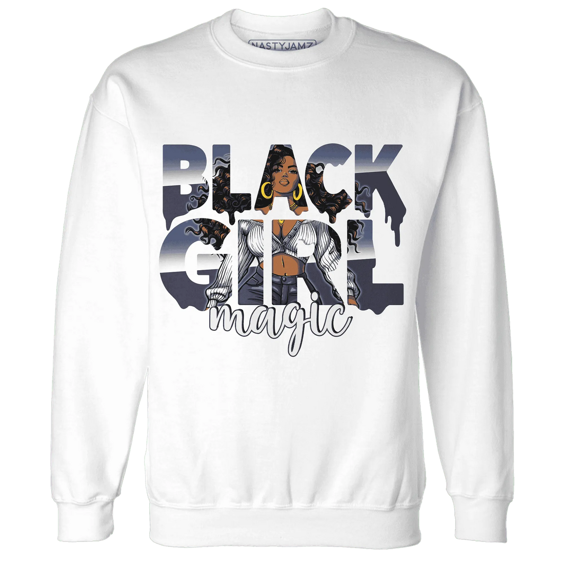 Low-Diffused-Blue-11s-Sweatshirt-Match-Black-Girl-Magic