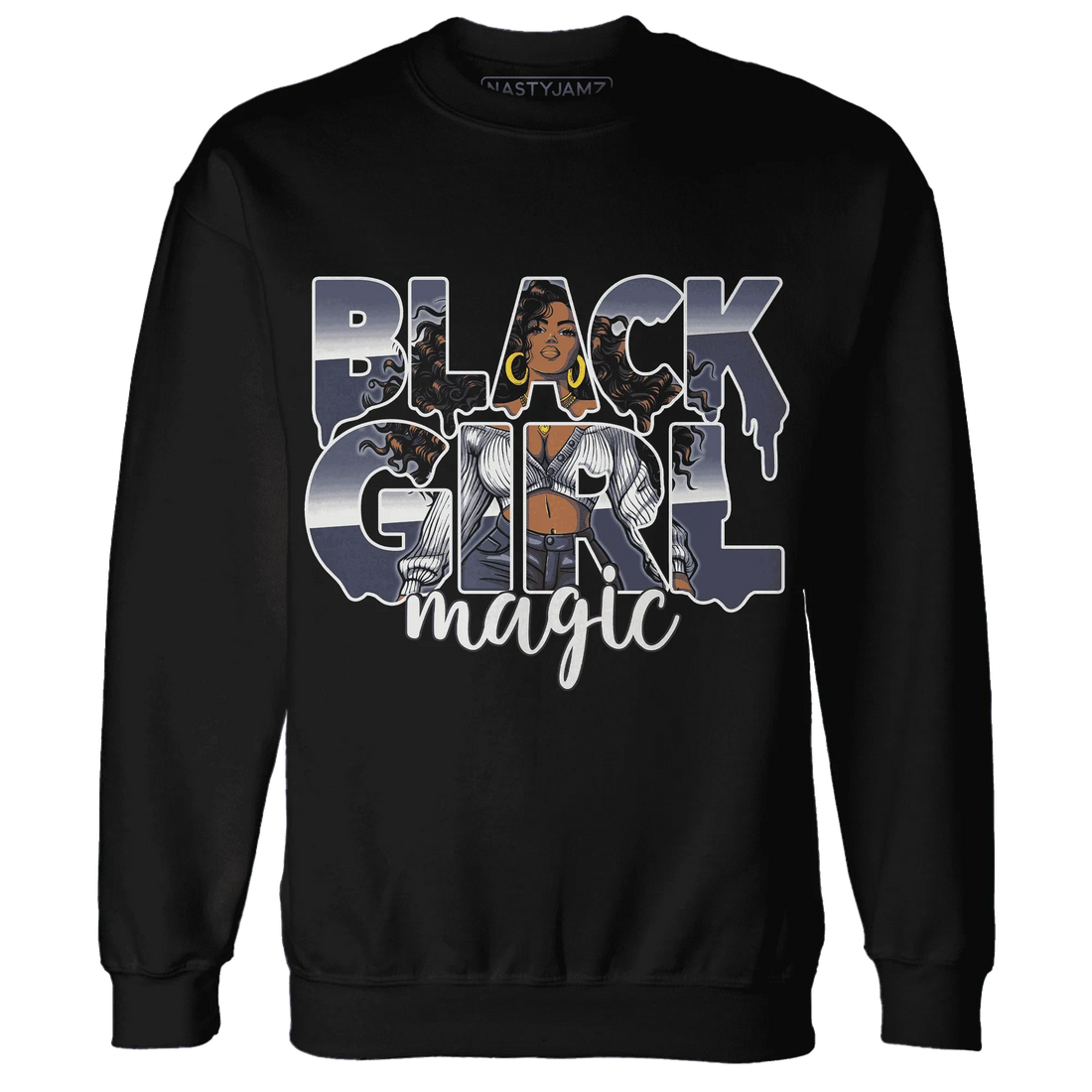 Low-Diffused-Blue-11s-Sweatshirt-Match-Black-Girl-Magic