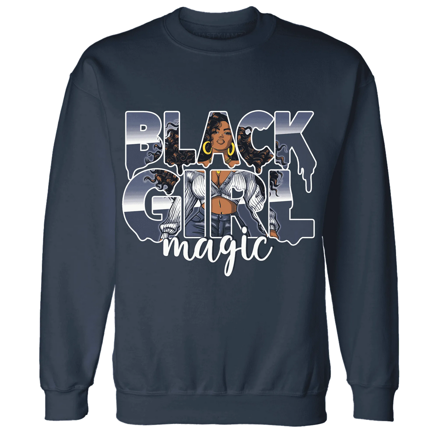 Low-Diffused-Blue-11s-Sweatshirt-Match-Black-Girl-Magic