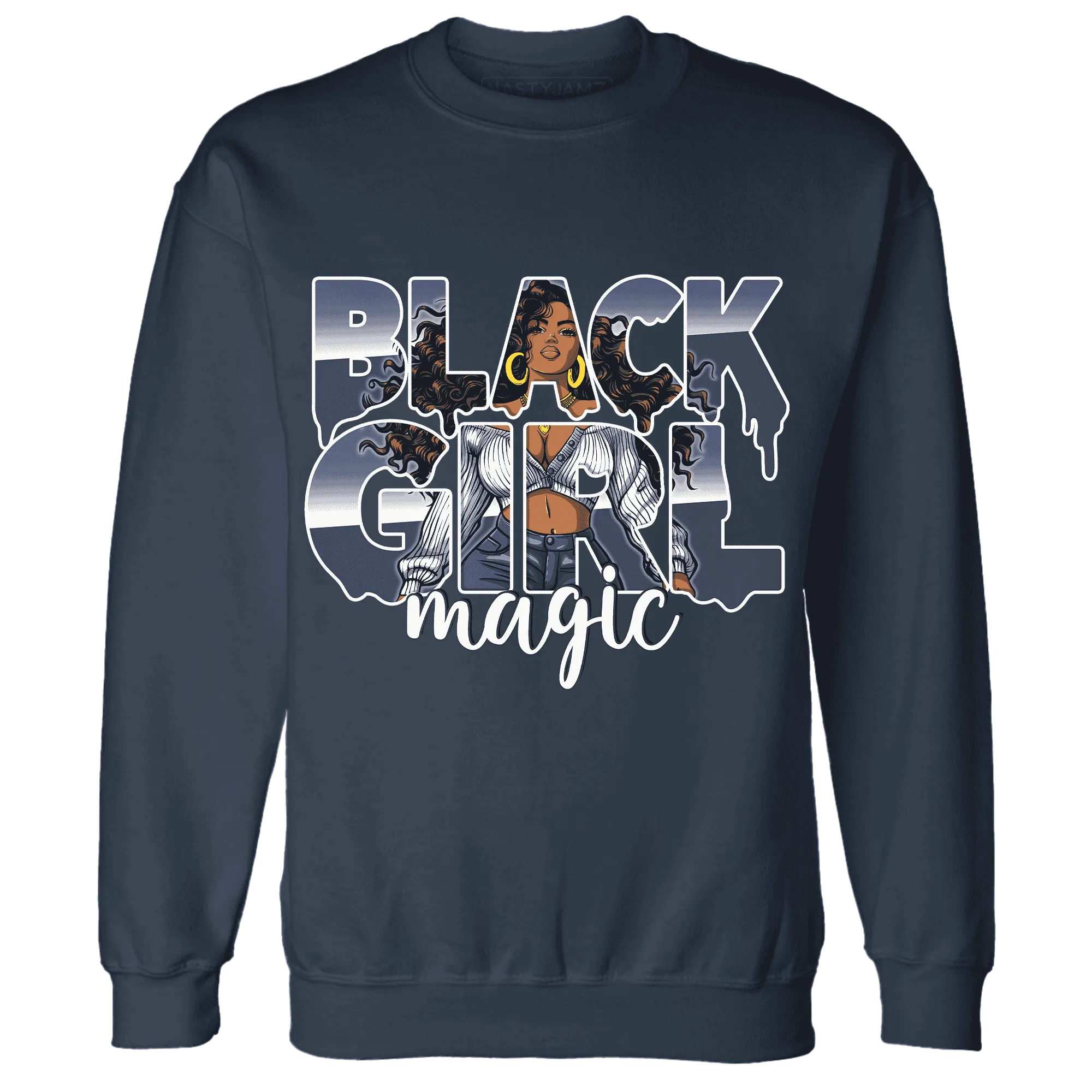 Low-Diffused-Blue-11s-Sweatshirt-Match-Black-Girl-Magic