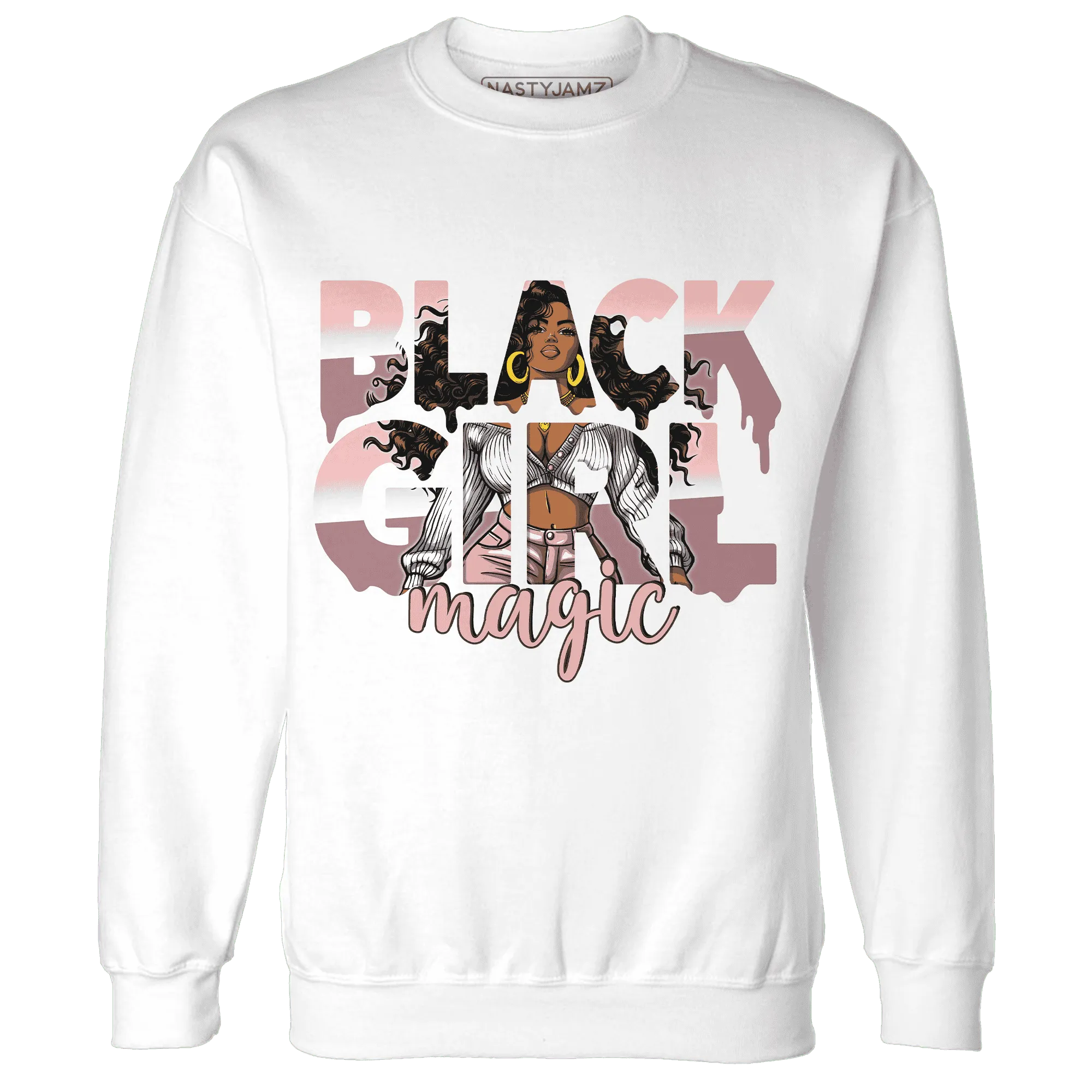 Low-Legend-Pink-11s-Sweatshirt-Match-Black-Girl-Magic