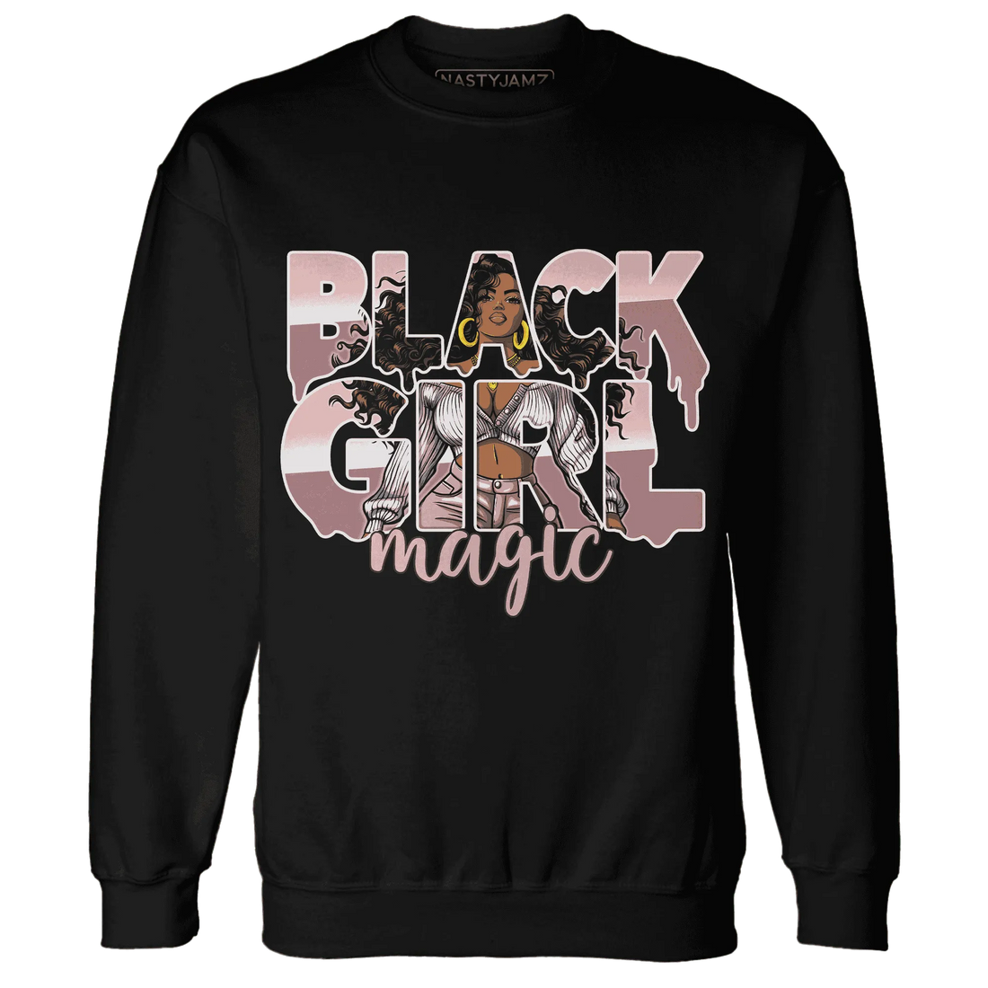 Low-Legend-Pink-11s-Sweatshirt-Match-Black-Girl-Magic