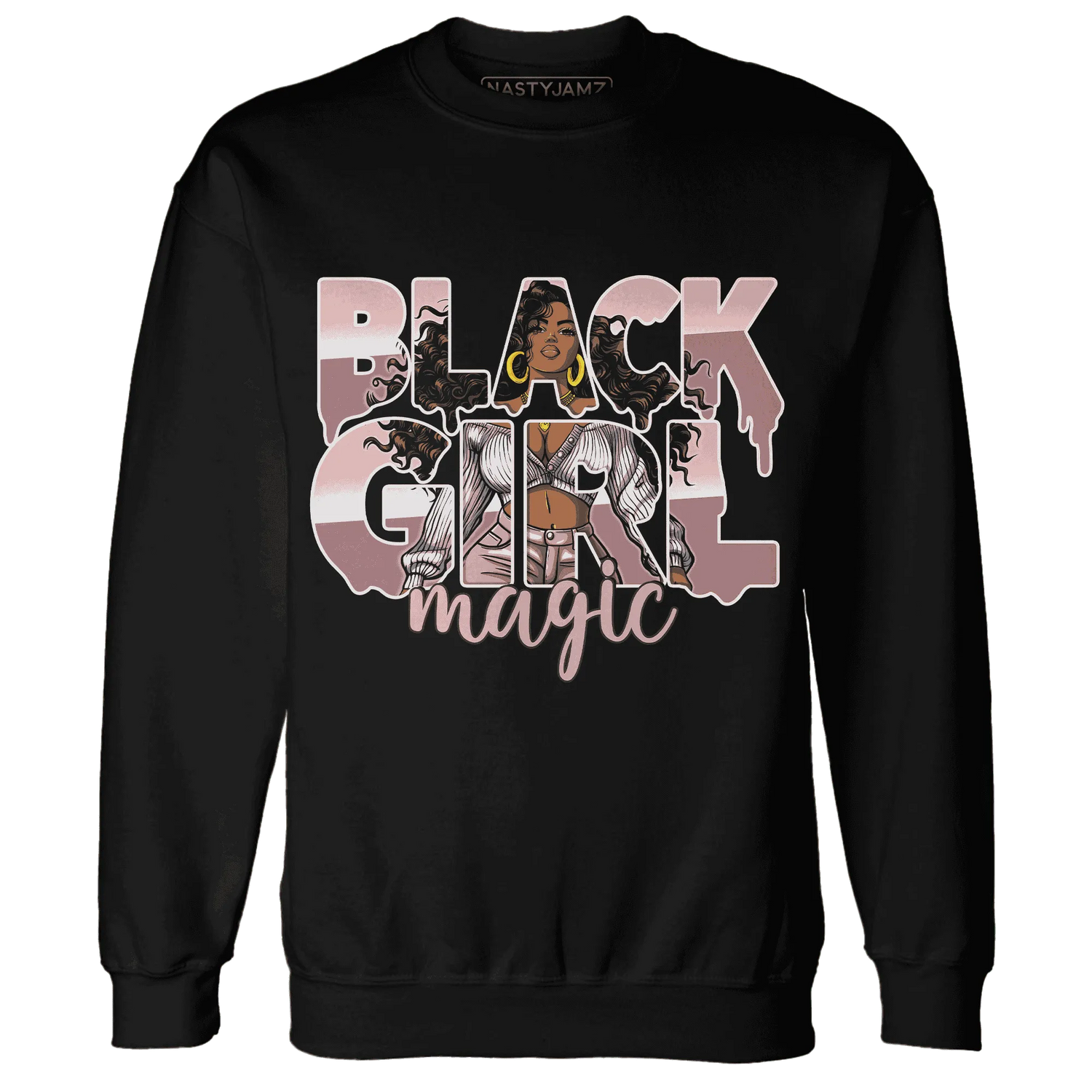 Low-Legend-Pink-11s-Sweatshirt-Match-Black-Girl-Magic