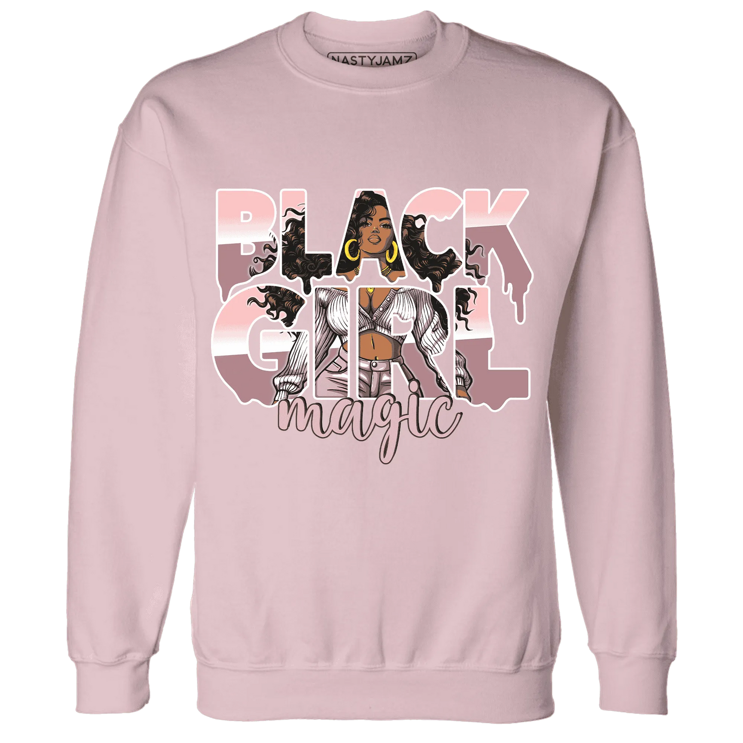 Low-Legend-Pink-11s-Sweatshirt-Match-Black-Girl-Magic