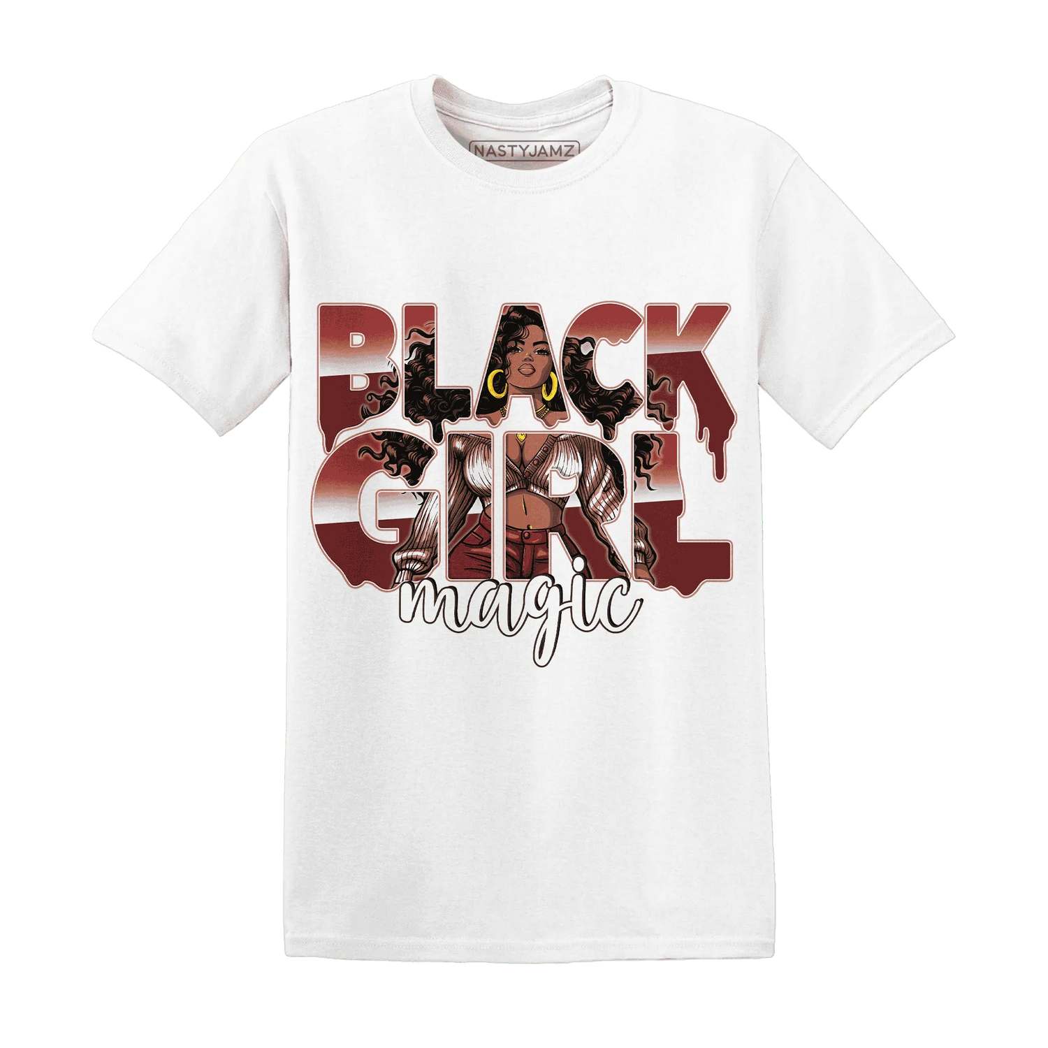 Dune-Red-13s-T-Shirt-Match-Black-Girl-Magic