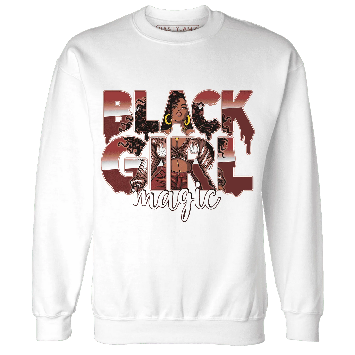 Dune-Red-13s-Sweatshirt-Match-Black-Girl-Magic