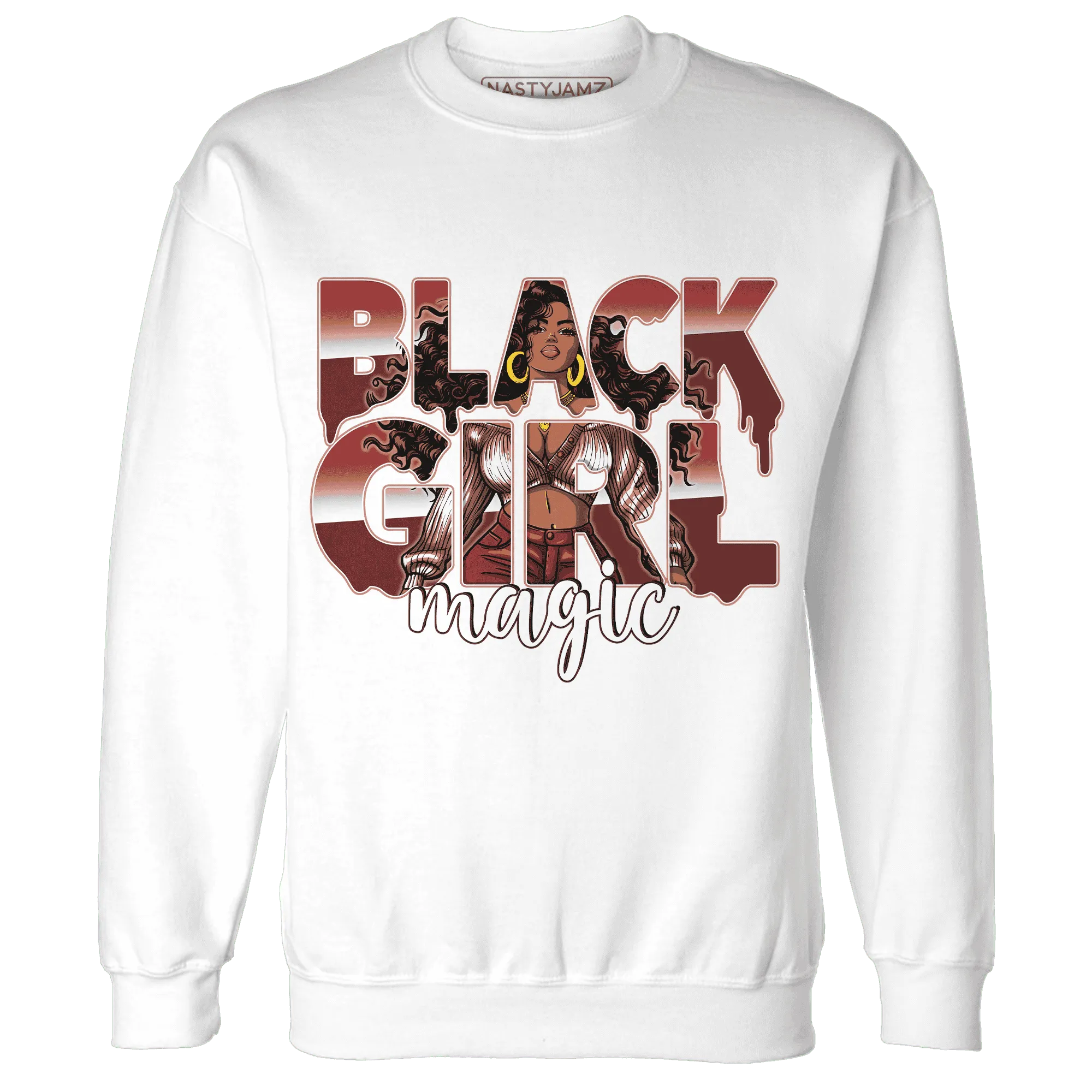 Dune-Red-13s-Sweatshirt-Match-Black-Girl-Magic