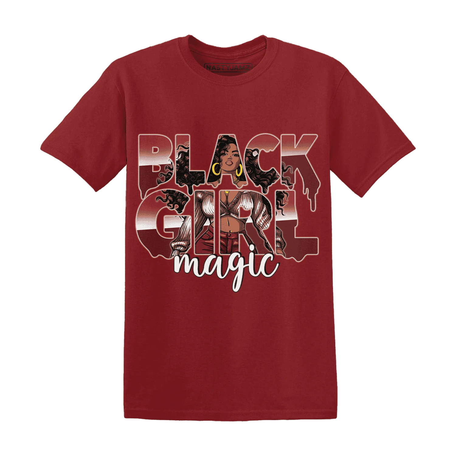 Dune-Red-13s-T-Shirt-Match-Black-Girl-Magic