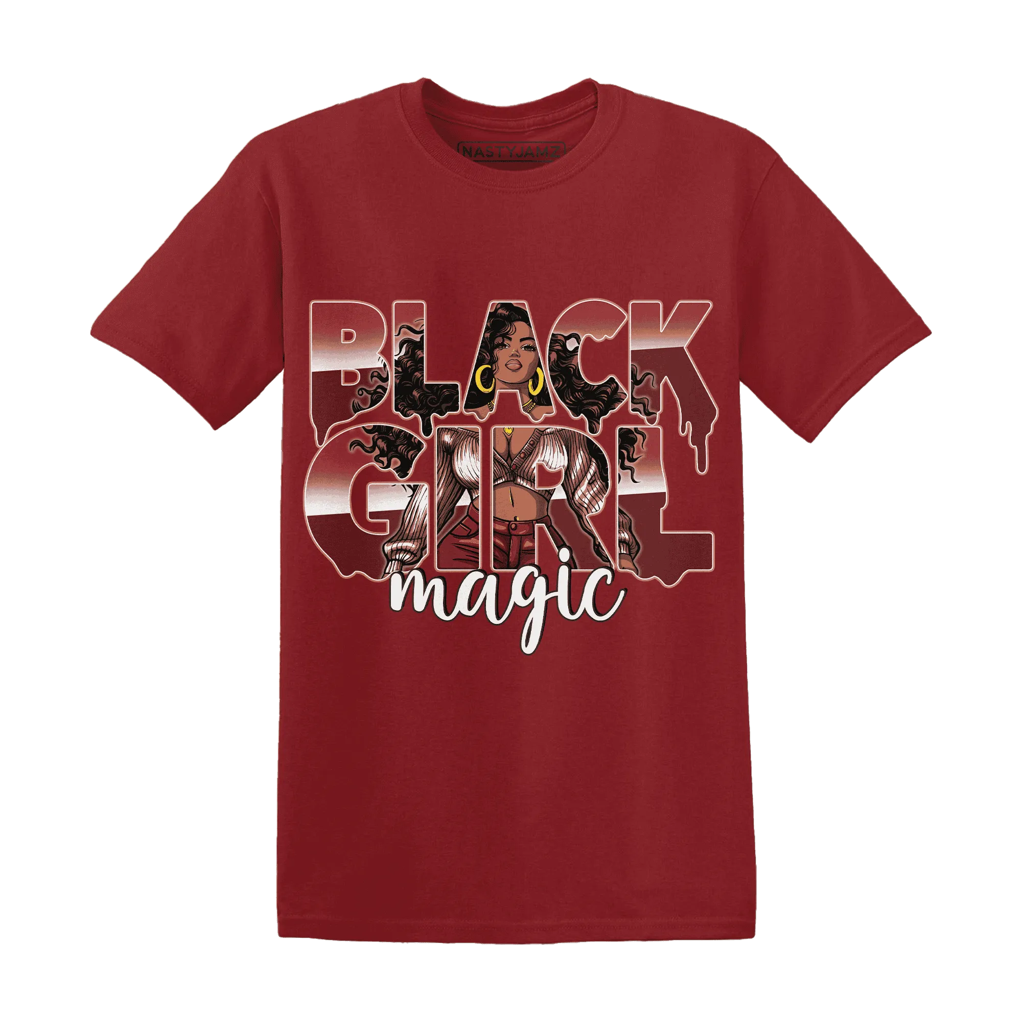 Dune-Red-13s-T-Shirt-Match-Black-Girl-Magic