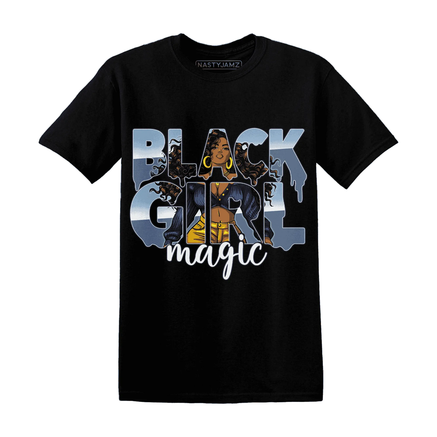 First-In-Flight-1s-T-Shirt-Match-Black-Girl-Magic