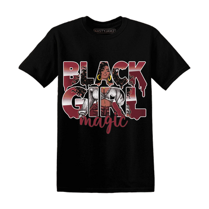 High-87-Metallic-Burgundy-1s-T-Shirt-Match-Black-Girl-Magic