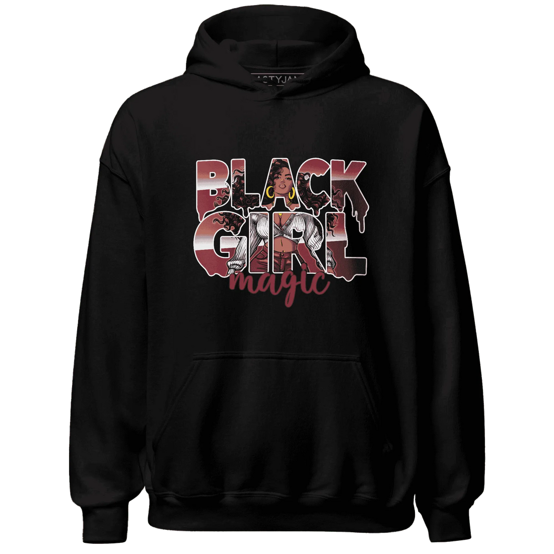 High-87-Metallic-Burgundy-1s-Hoodie-Match-Black-Girl-Magic