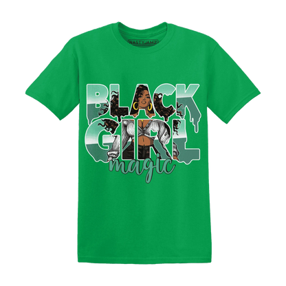 High-OG-Green-Glow-1s-T-Shirt-Match-Black-Girl-Magic