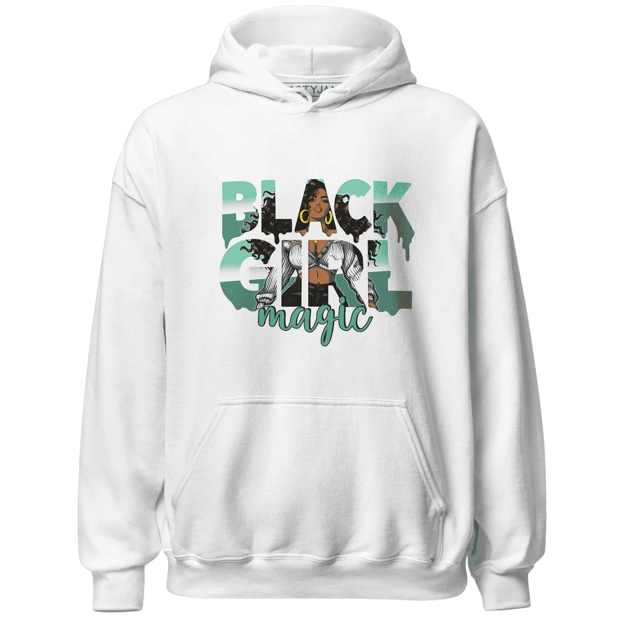 High-OG-Green-Glow-1s-Hoodie-Match-Black-Girl-Magic