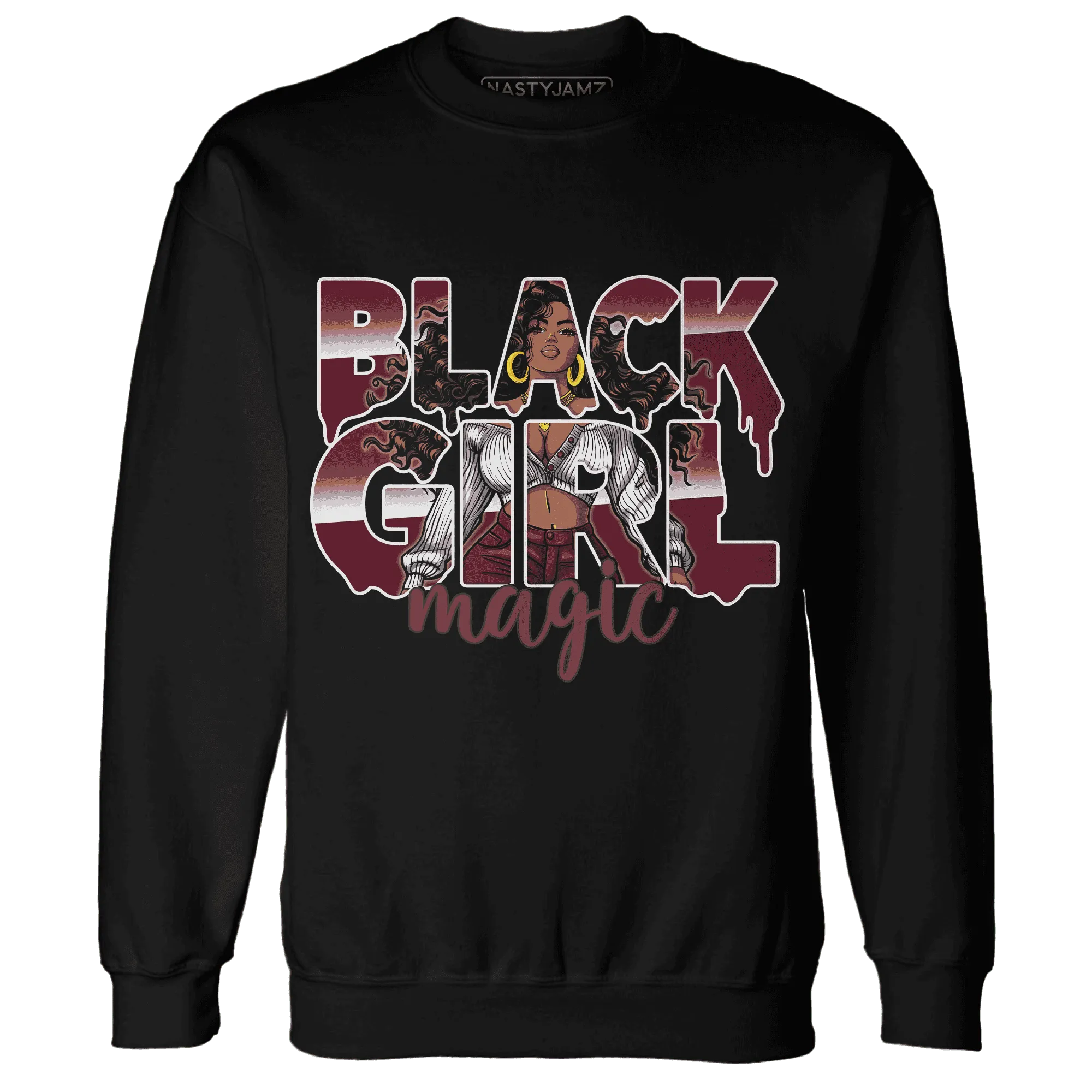High-White-Team-Red-1s-Sweatshirt-Match-Black-Girl-Magic