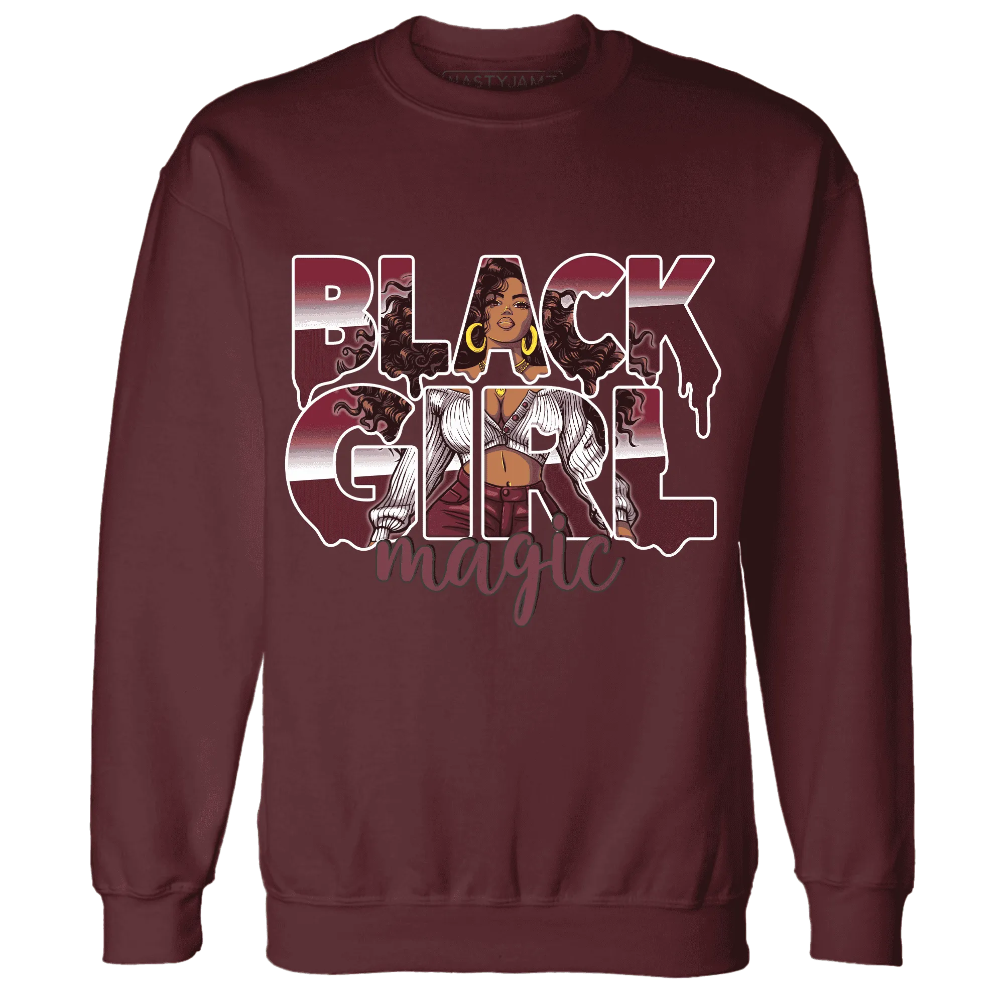 High-White-Team-Red-1s-Sweatshirt-Match-Black-Girl-Magic