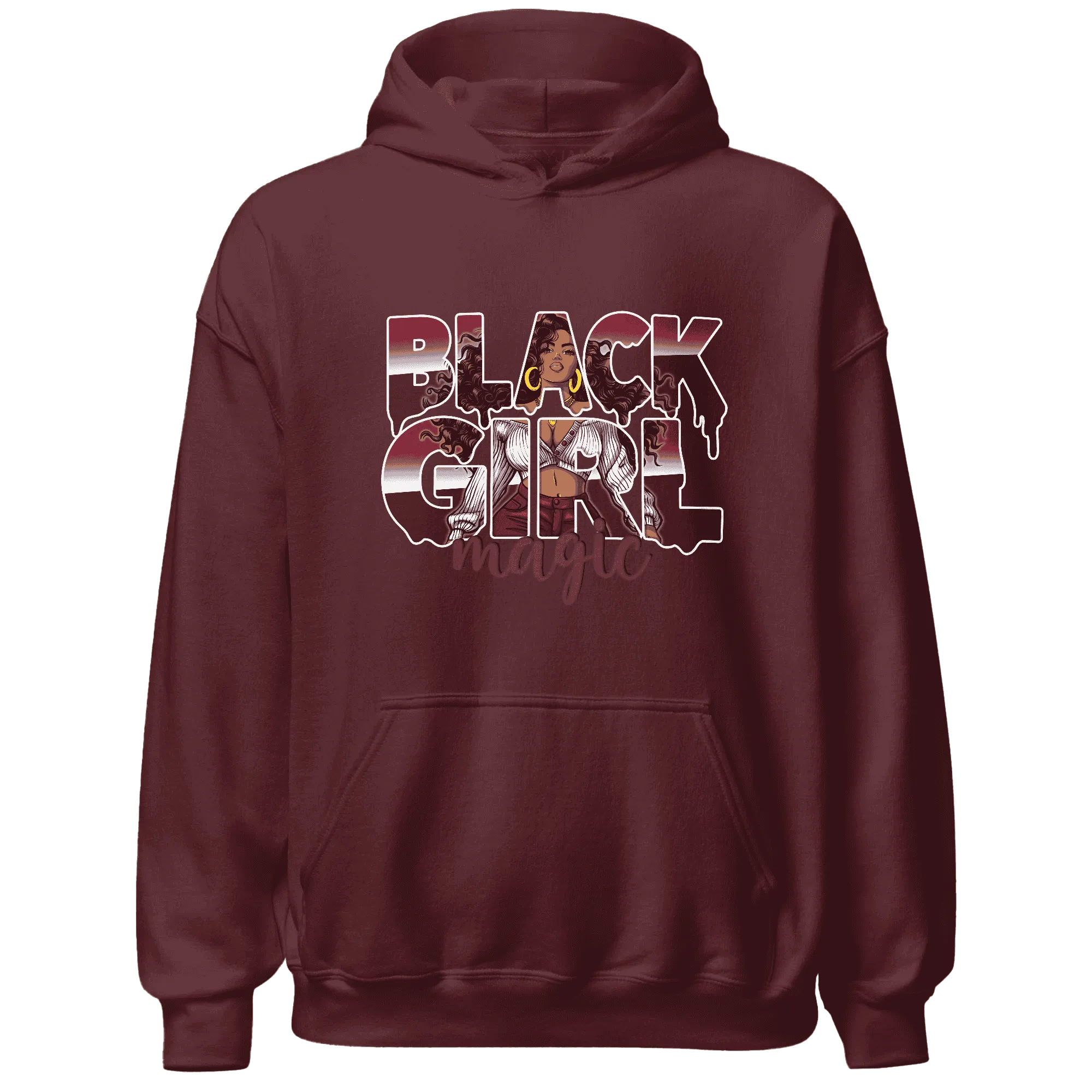 High-White-Team-Red-1s-Hoodie-Match-Black-Girl-Magic