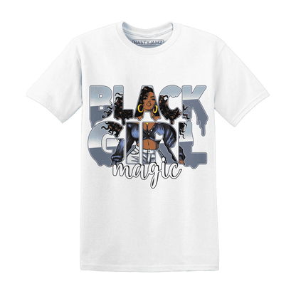Mid-Diffused-Blue-Grey-1s-T-Shirt-Match-Black-Girl-Magic
