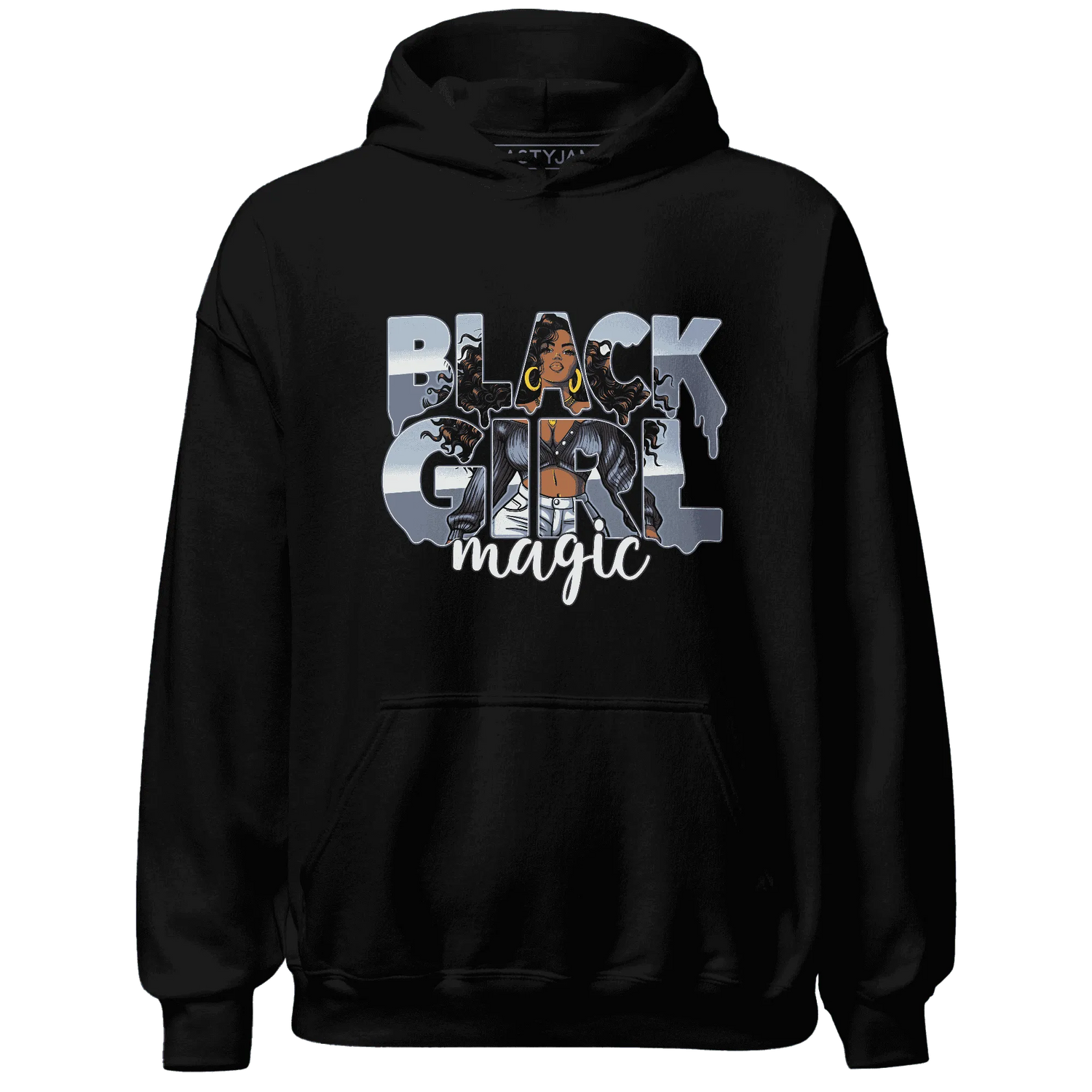 Mid-Diffused-Blue-Grey-1s-Hoodie-Match-Black-Girl-Magic