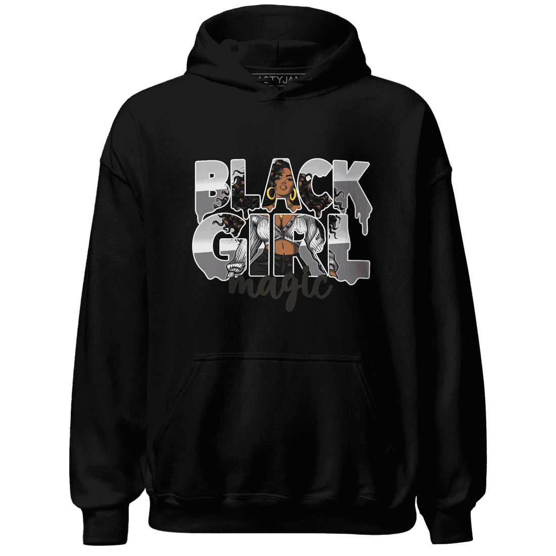 Wolf-Grey-1s-Hoodie-Match-Black-Girl-Magic