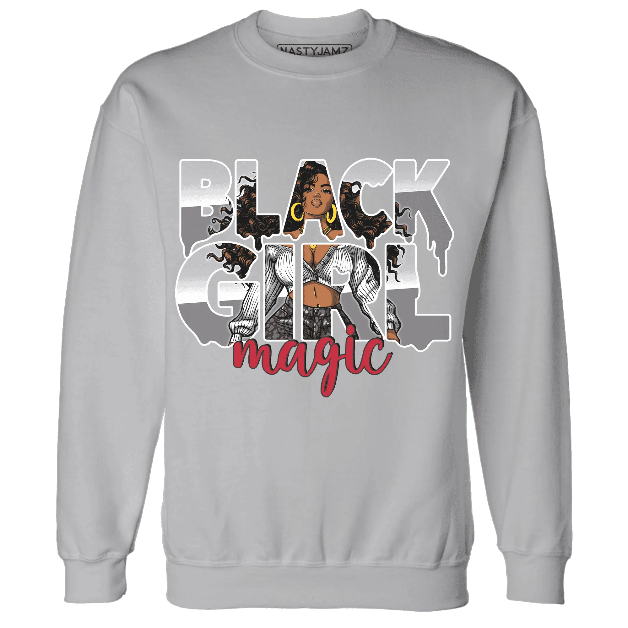 Cement-Grey-3s-Sweatshirt-Match-Black-Girl-Magic