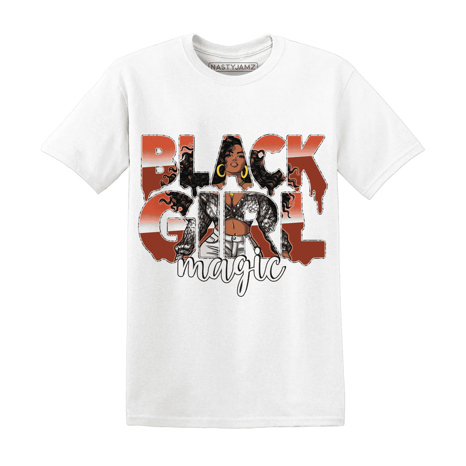 Georgia-Peach-3s-T-Shirt-Match-Black-Girl-Magic