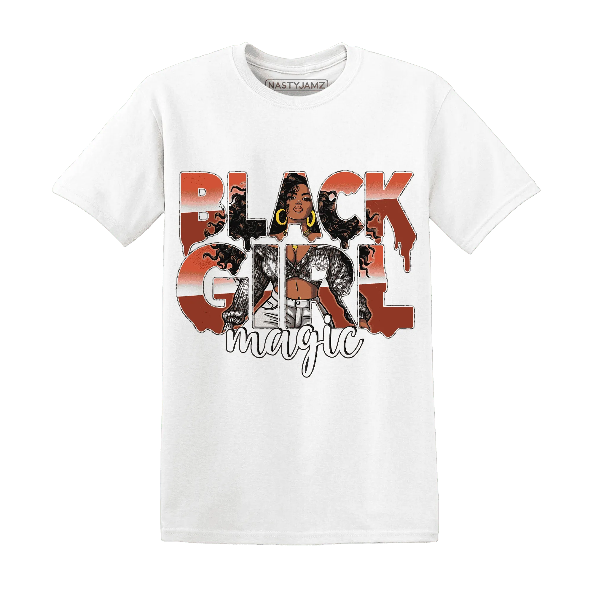 Georgia-Peach-3s-T-Shirt-Match-Black-Girl-Magic