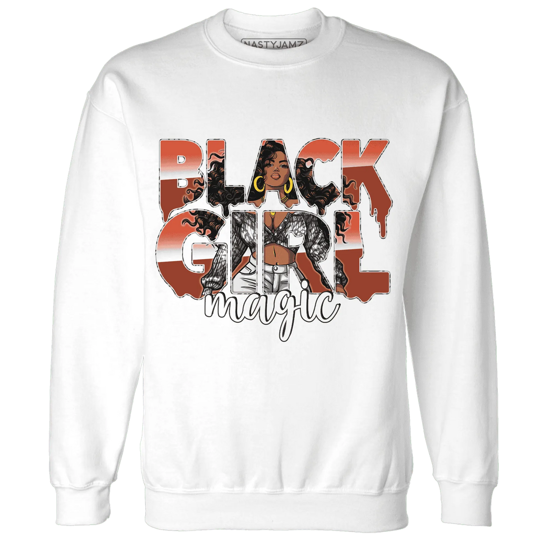 Georgia-Peach-3s-Sweatshirt-Match-Black-Girl-Magic