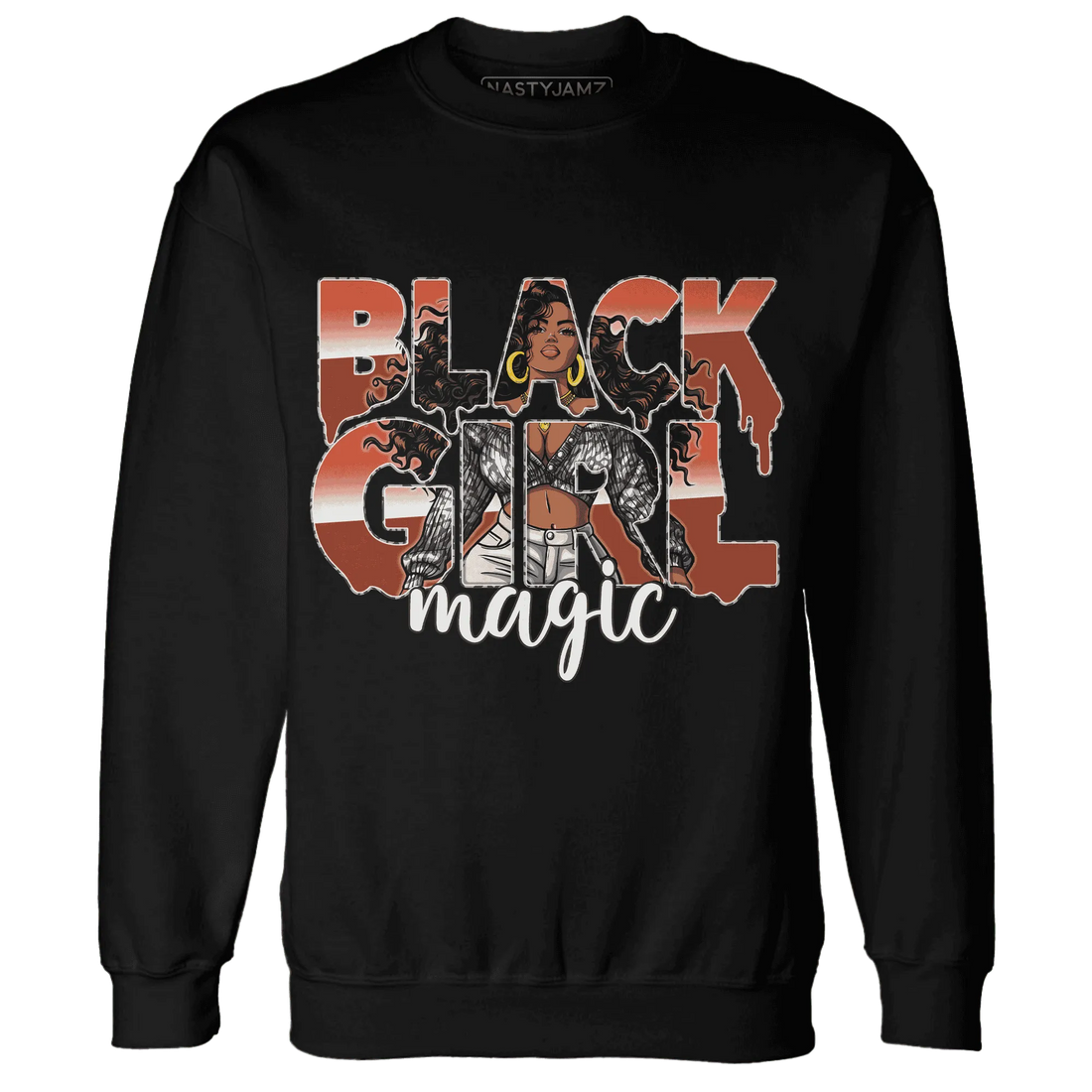 Georgia-Peach-3s-Sweatshirt-Match-Black-Girl-Magic