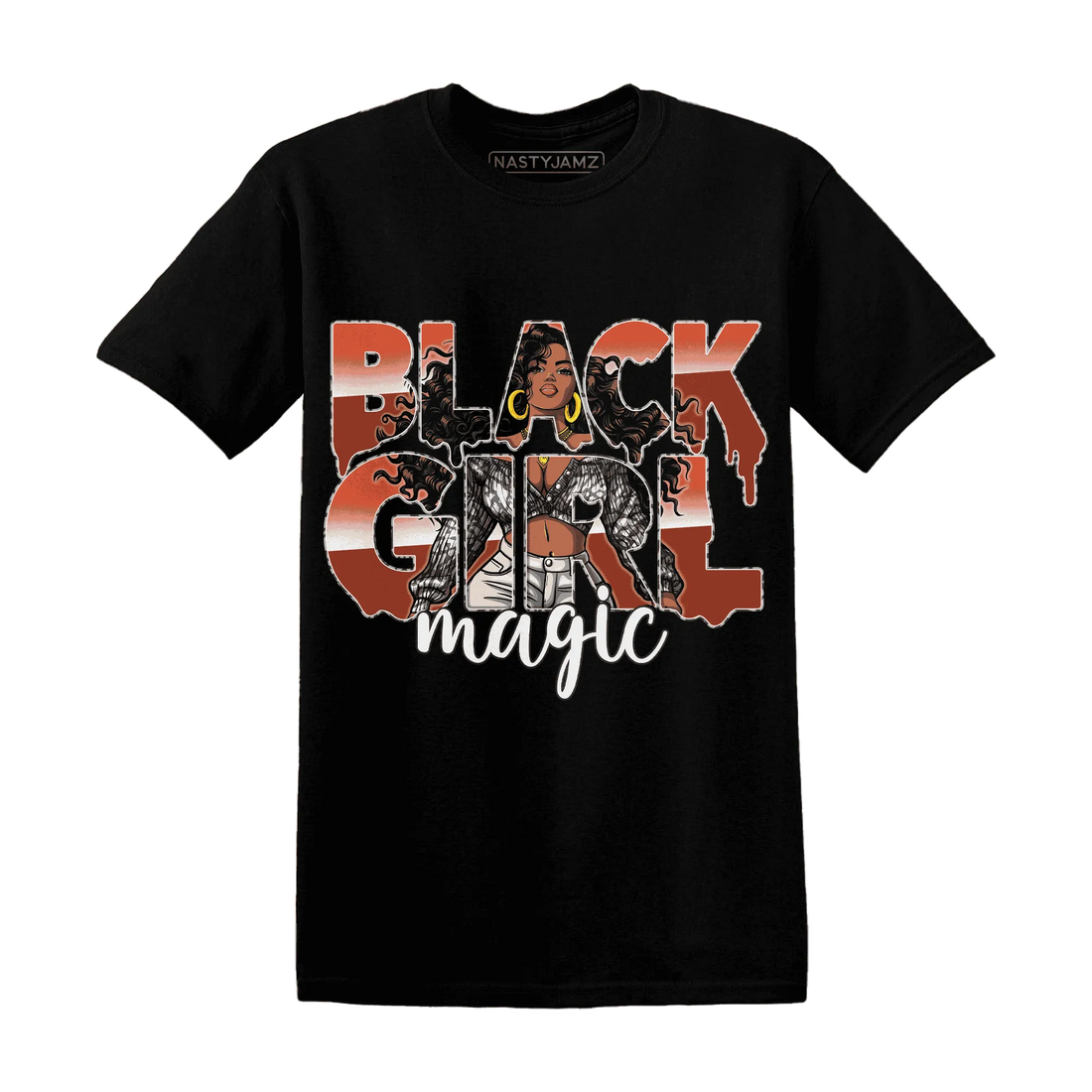Georgia-Peach-3s-T-Shirt-Match-Black-Girl-Magic