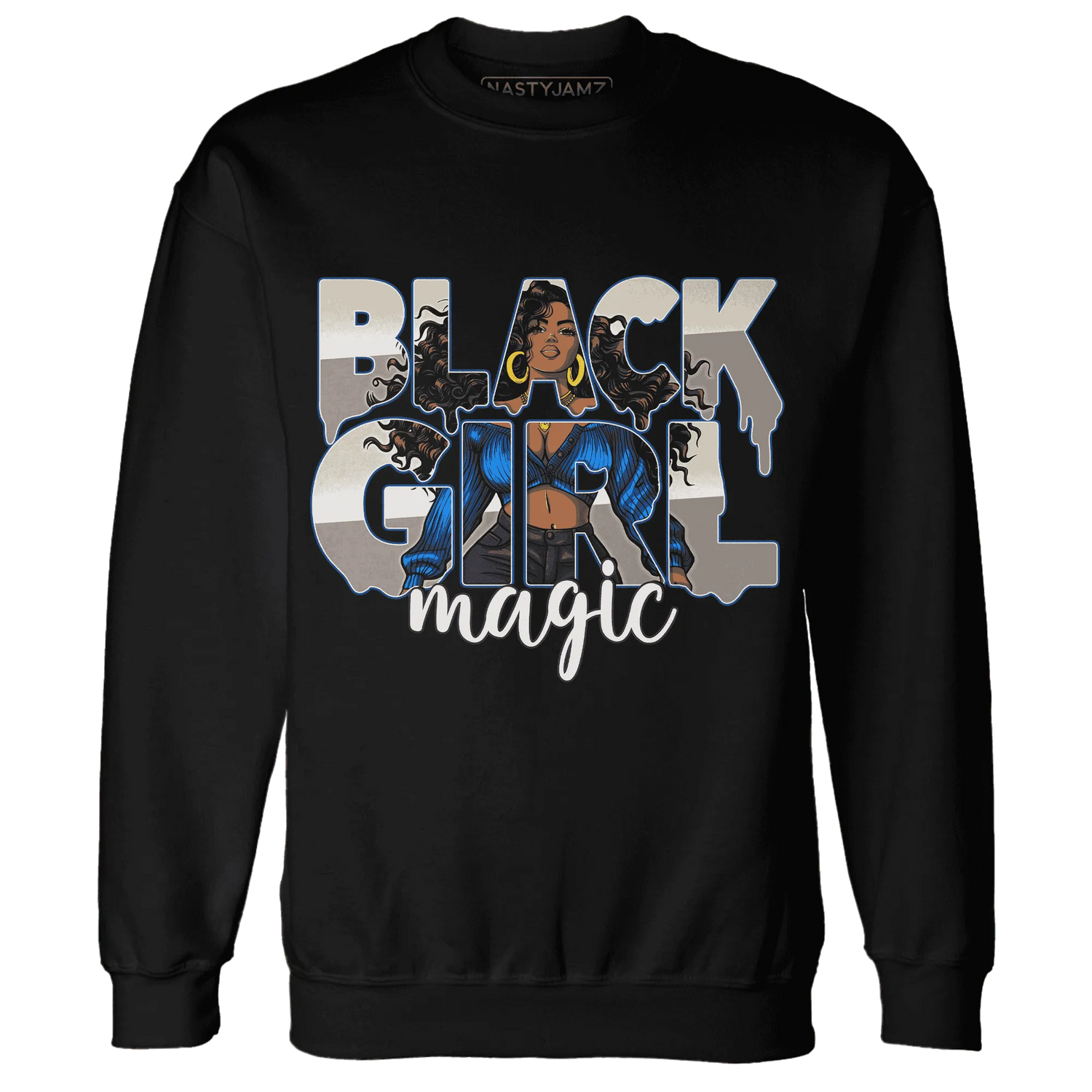 Quaiii-54-3s-Sweatshirt-Match-Black-Girl-Magic