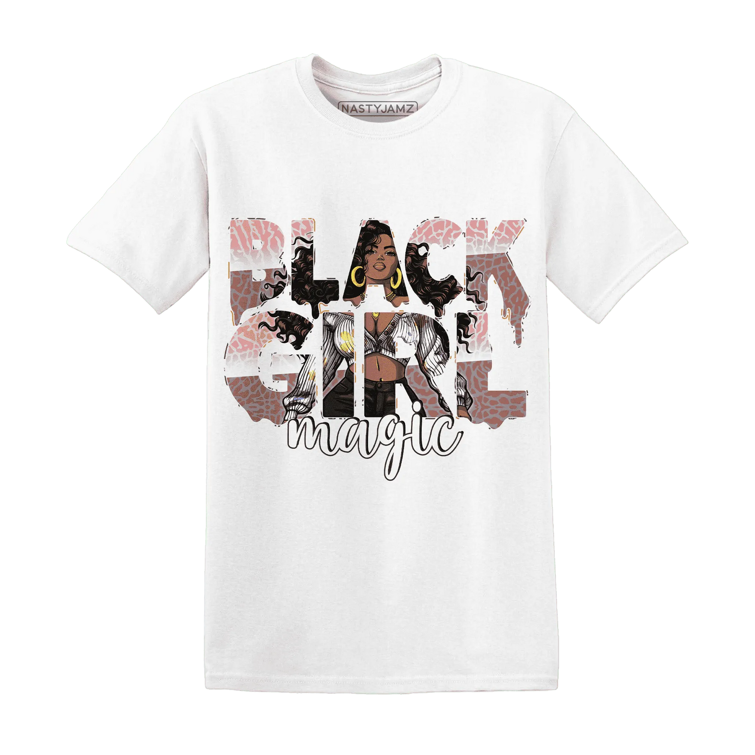Red-Stardust-3s-T-Shirt-Match-Black-Girl-Magic