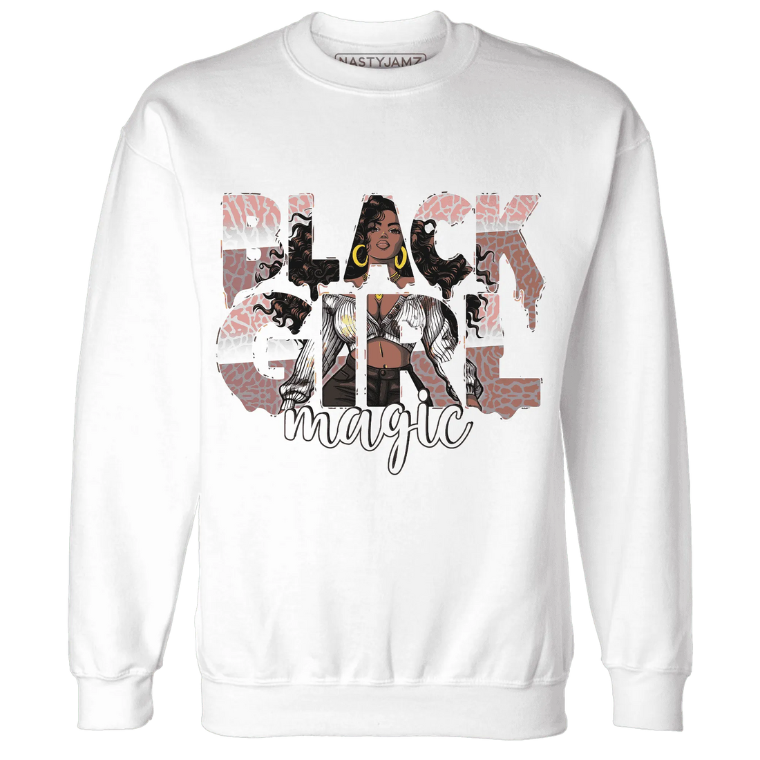 Red-Stardust-3s-Sweatshirt-Match-Black-Girl-Magic
