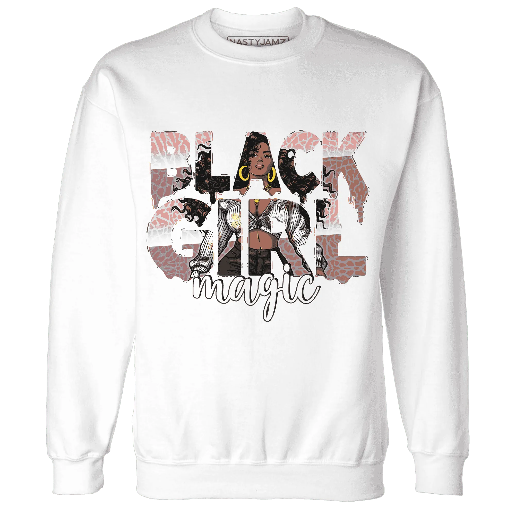 Red-Stardust-3s-Sweatshirt-Match-Black-Girl-Magic