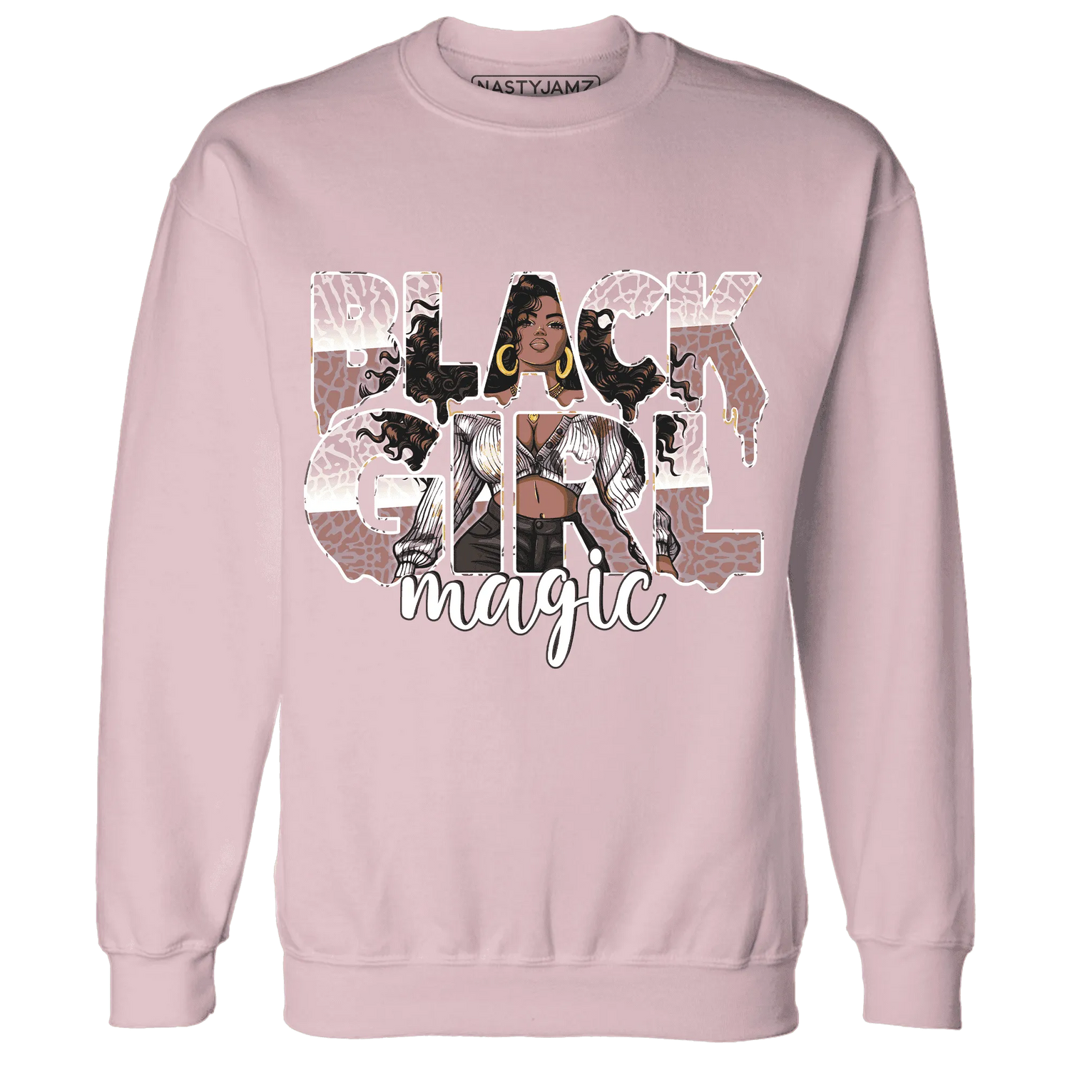 Red-Stardust-3s-Sweatshirt-Match-Black-Girl-Magic