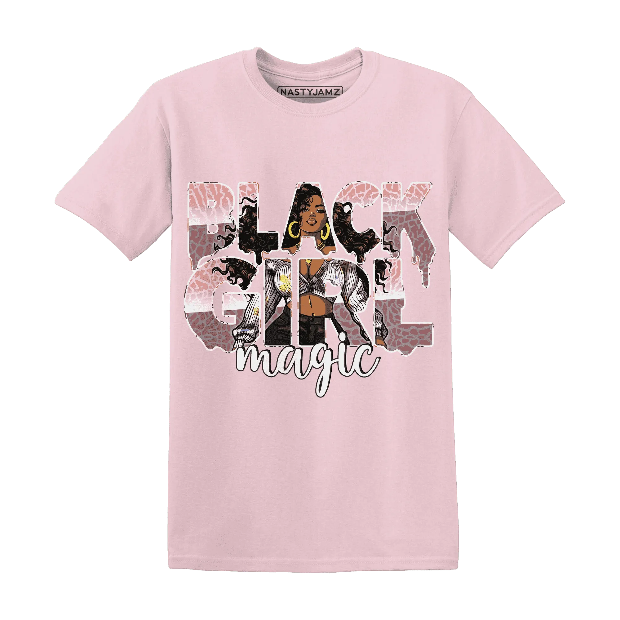 Red-Stardust-3s-T-Shirt-Match-Black-Girl-Magic