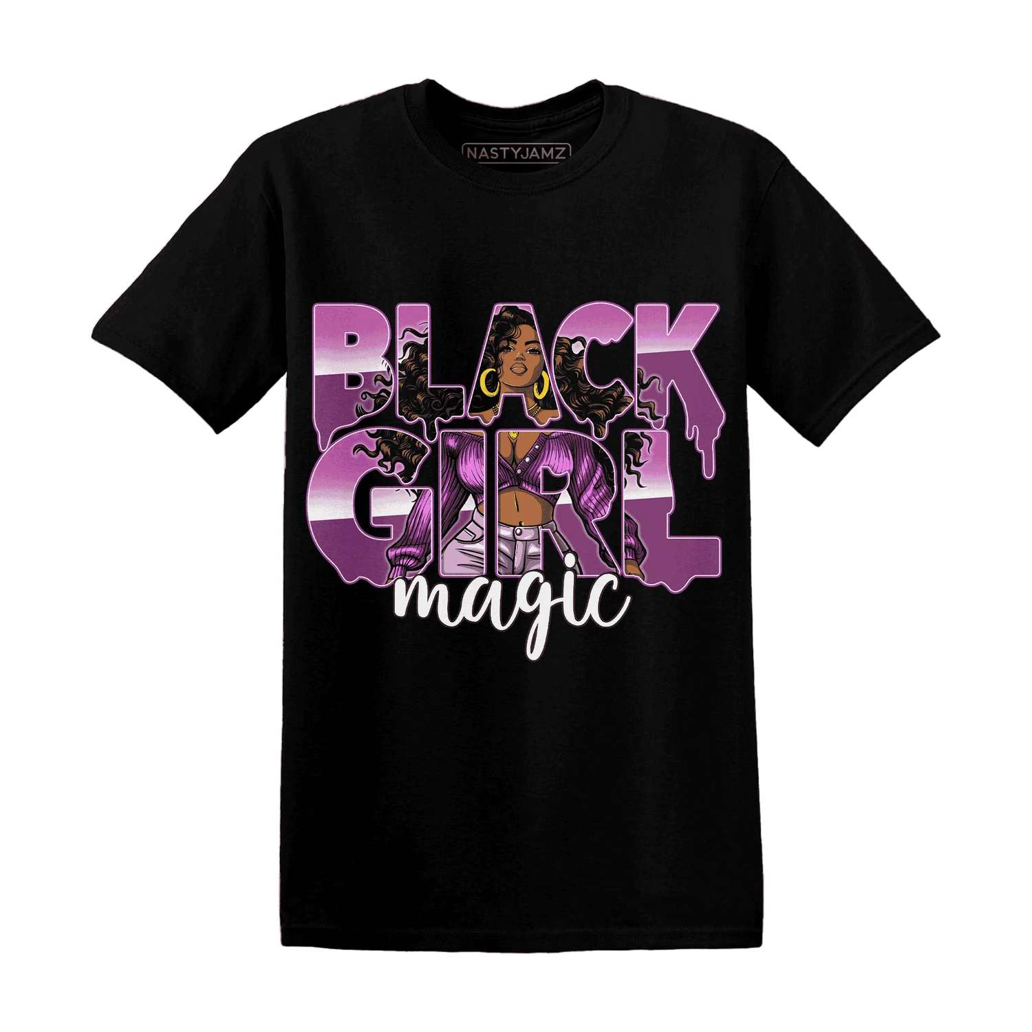 GS-Hyper-Violet-4s-T-Shirt-Match-Black-Girl-Magic